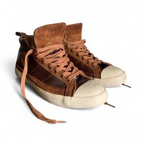 Polo by Ralph Lauren Men's Tan and Brown Sneakers size 9